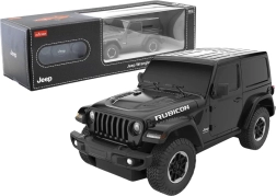 R/C кола 1:24 Jeep Wrangler JL Rubicon черна