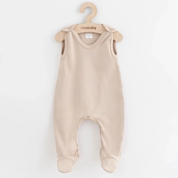Бебешки гащеризон (дугачки) New Baby Classic II, светло бежов