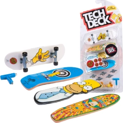 Tech Deck fingerboard комплект 4 мини скейтборда Ultra DLX Simpsons