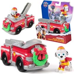 Paw Patrol коледна пожарна кола с фигурка на Маршал