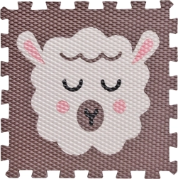 Пенов пъзел Яренце – тъмнокафява постелка за игра