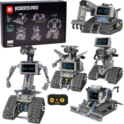 5-in-1 Robot Building Kit with Remote Control