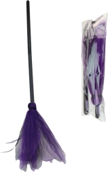 Метла за деца 90 см в плик с картон