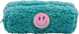 Plush pencil case teddy turquoise stnux