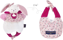 Гушкащ заек Doudou в чантичка 3в1