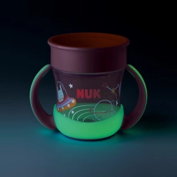 Детска чаша NUK Mini Magic Cup Night 160 ml розова