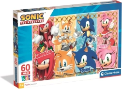 Clementoni пъзел таралежът Sonic MAXI 60 части