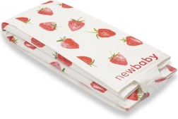 Пътна подложка за повиване New Baby Basic Strawberry