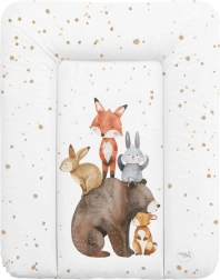 Ceba Baby мека подложка за повиване Basic Forest Friends 50 × 70 см