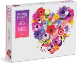 Galison Puzzle Floral Heart 750 Pieces