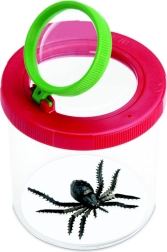 Наблюдателна кутийка с двойна лупа за насекоми и природни материали