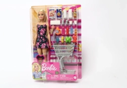 Barbie Doll Shopping with Cart and Accessories