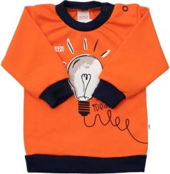 Детска памучна тениска New Baby Happy Bulbs с дълъг ръкав