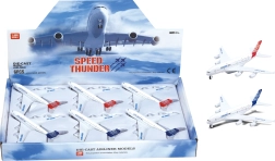 Метален самолет с обратна навивка 14 см