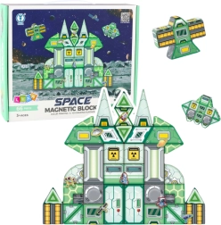 Магнитни кубчета Космическа станция 66 бр.