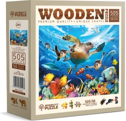 Дървен пъзел „Живот в океана“ 505 части WOODEN CITY