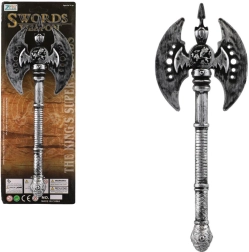 Древна пластмасова брадва 30 см – сребриста