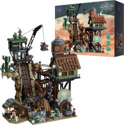 Конструктор Pantasy Western Mine – златна мина, 2990 части