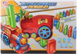 Строително домино влакче със светлини и звуци