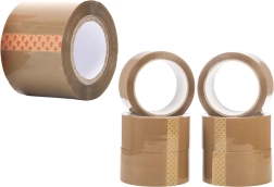 Кафява опаковъчна лента 48 mm × 50 m, синтетичен каучук