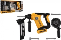 Детска ударна бормашина с аксесоари на батерии