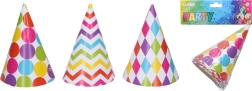 Парти шапки Микс 15 см