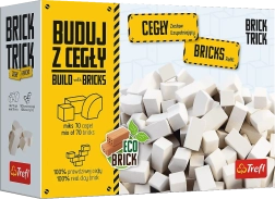 Trefl Brick Trick pack of white bricks, mix 70 pcs