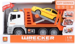 Пластмасов автомобилен транспорт на батерии 1:12 със светлини и звуци