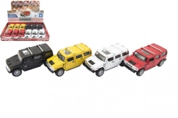 Метален модел на кола Hummer H2 SUV Kinsmart 12 см с обратно движение