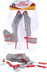 Kids’ Chef Costume with Cookware Set