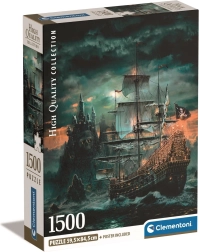 Пъзел 1500 части, компактен – пиратски кораб