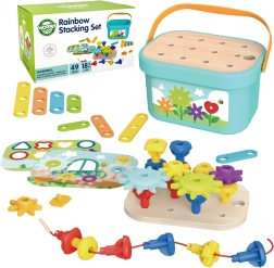 Woopie Green Конструкционна Кутия Моторика Montessori 12-в-1