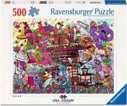 Ravensburger пъзел USA Jigsaw Nationals: Сладка площадка (500 части)