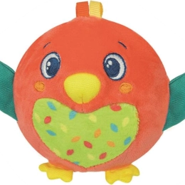 Плюшена топка драконче с дрънкалка CLEMENTONI Baby