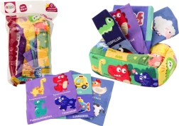 Мека сензорна кутия с кърпички – 6 плата и 3 шумолящи кърпички