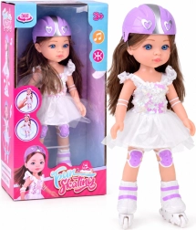 Interactive Doll on Roller Skates 35 cm
