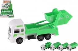 Градски услуги пластмасова количка 12 см с функция за навиване назад