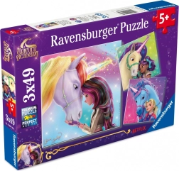 Пъзел 3×49 части RAVENSBURGER – UNICORN ACADEMY (Академия за еднорози)