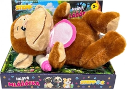 Интерактивно маймунче Steppos с шишенце