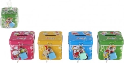 Детска метална касичка със заключване