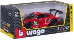 Метален модел на автомобил Bburago Porsche 911 RSR LM 2020 в мащаб 1:24