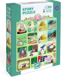 DJECO пъзел Трите прасенца 35 части