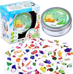 Бърза наблюдателна игра с плодове и зеленчуци