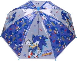 Children’s transparent umbrella Sonic Rainy Days, blue