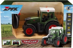 RC селскостопански трактор 2,4 GHz 1:24 с LED ефекти