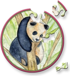 Curiosi кръгъл пъзел Picoli Panda 33 части