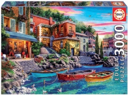 Puzzle 3000 pieces Sunset Como Italy