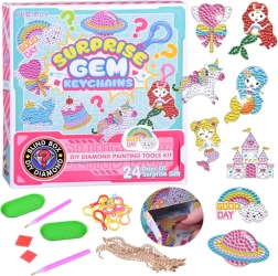 Креативен адвент календар с рисуване с диаманти – висулки