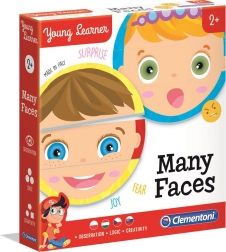 Clementoni Young Learner много лица пъзел 6×3 части
