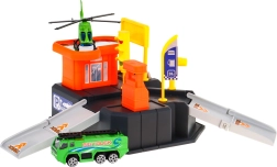 Детски паркинг с хелипад и игрална подложка 3+